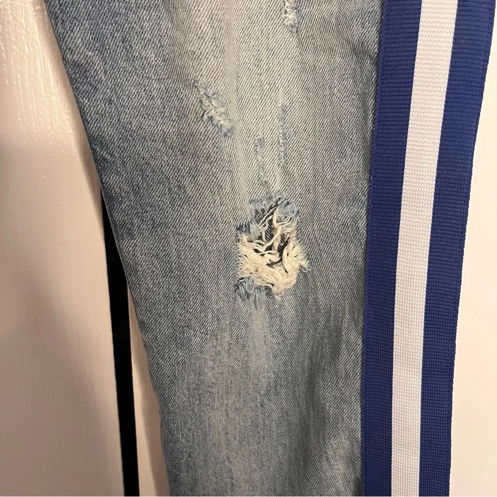 Pistola Jeans Womens Sz 29 Nico Racer Walk The Line High Rise Ankle Distressed - Picture 3 of 13